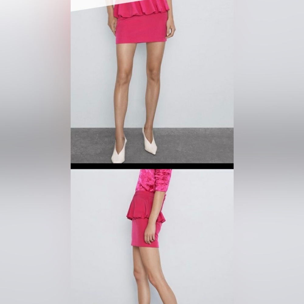 Zara Balloon mini skirt size xs